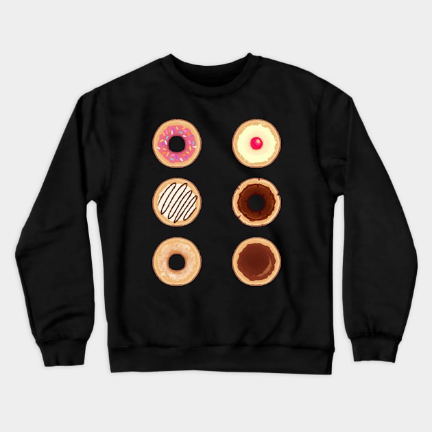 Basic Donuts Crewneck Sweatshirt by wikiyea